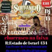 Folder do Evento: LUIZ FERNANDES & DJ.TI NO BAR DO LÉO